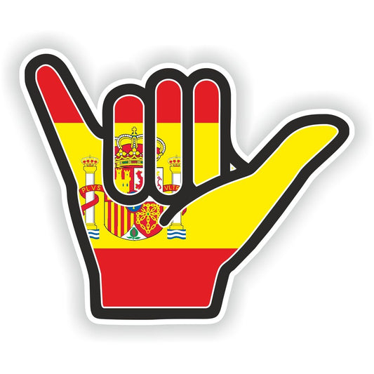 Spain Shaka Hand Hang Loose