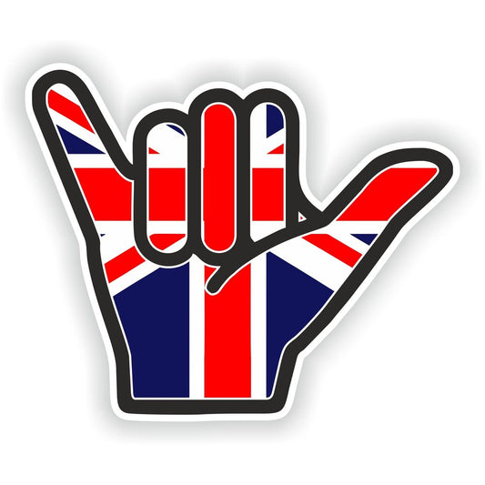 United Kingdom Shaka Hand Hang Loose
