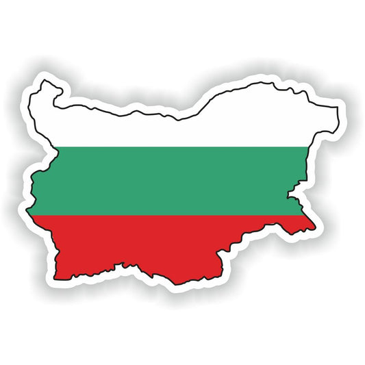 Bulgaria Map Flag