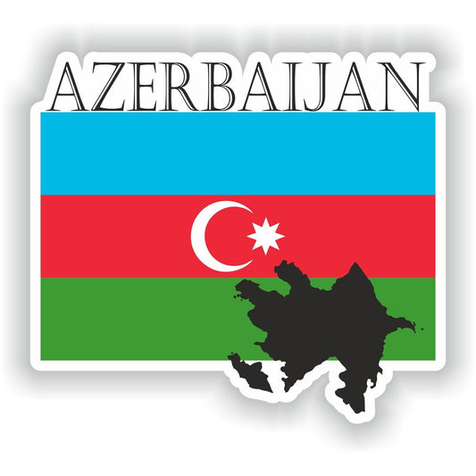 Azerbaijan Flag Mf