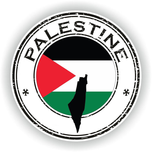 Palestine Seal Round Flag