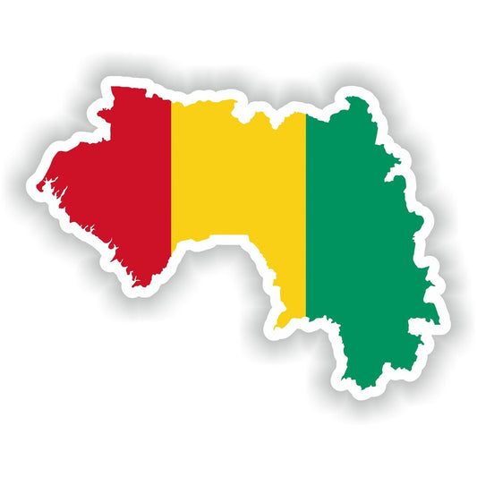 Guinea Map Flag