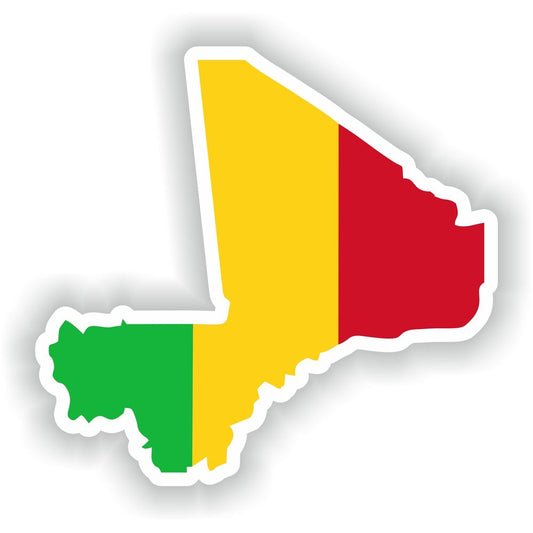 Mali Map Flag