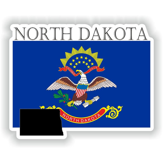 North Dakota Flag Mf