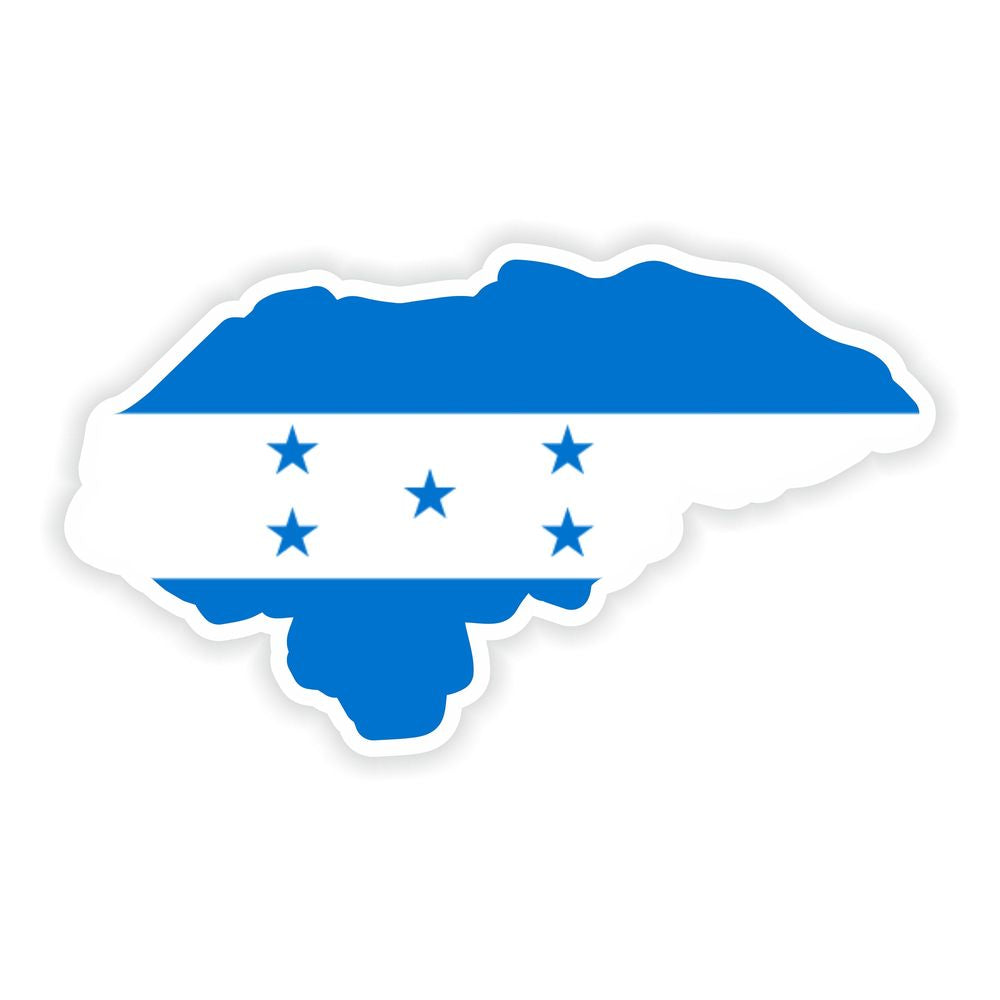 Honduras Map Flag
