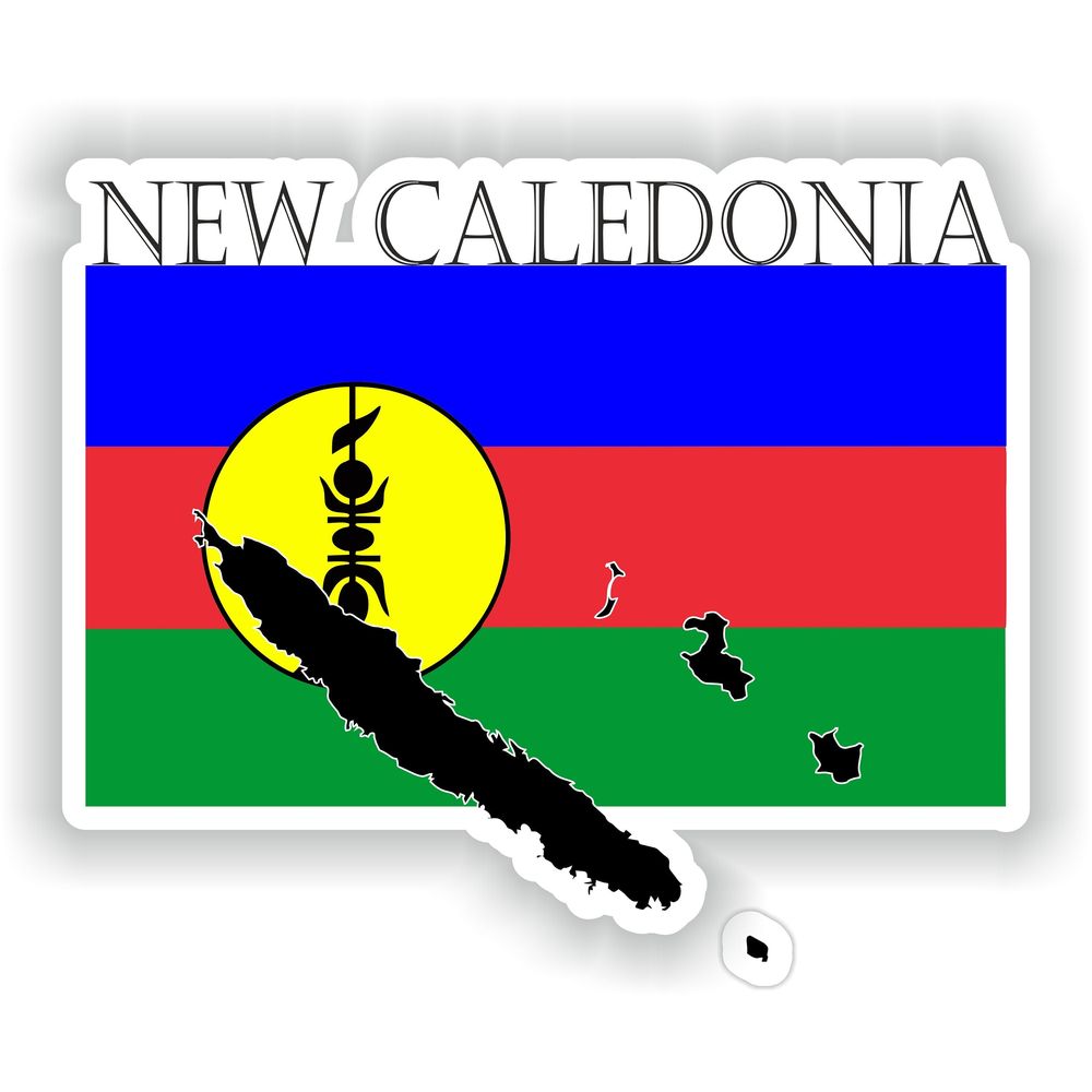 New Caledonia Flag Mf