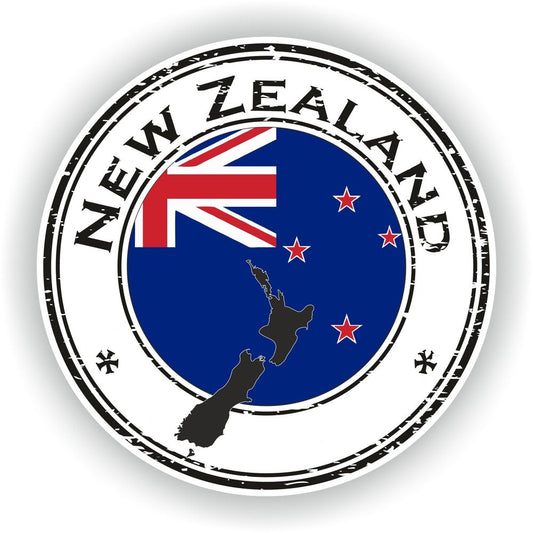 New Zealand #02 Seal Round Flag