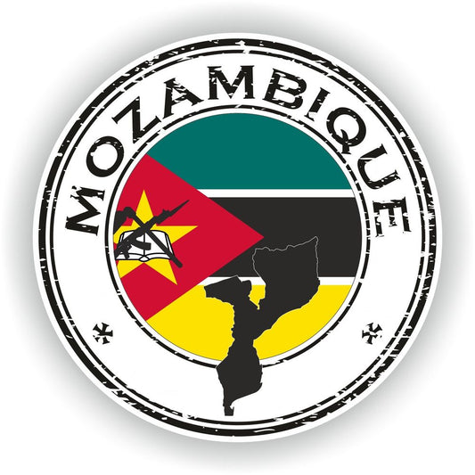 Mozambique Seal Round Flag