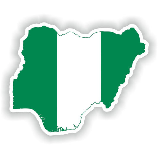 Nigeria Map Flag