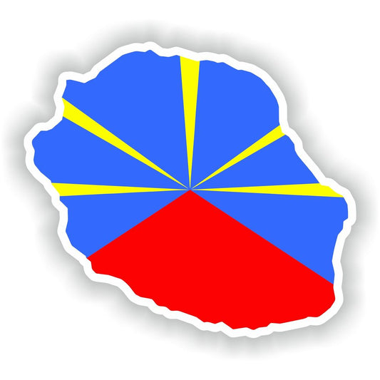 Reunion Map Flag