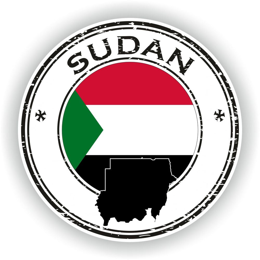 Sudan Seal Round Flag