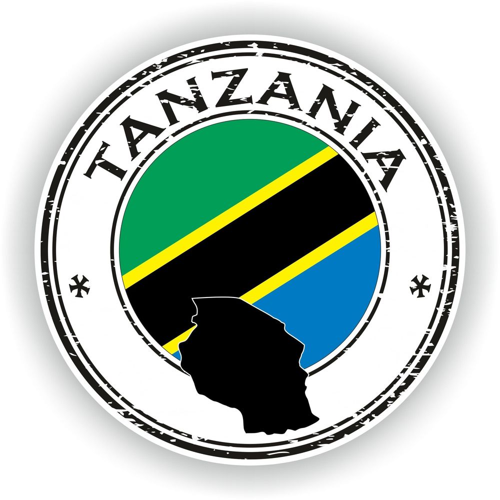 Tanzania Seal Round Flag