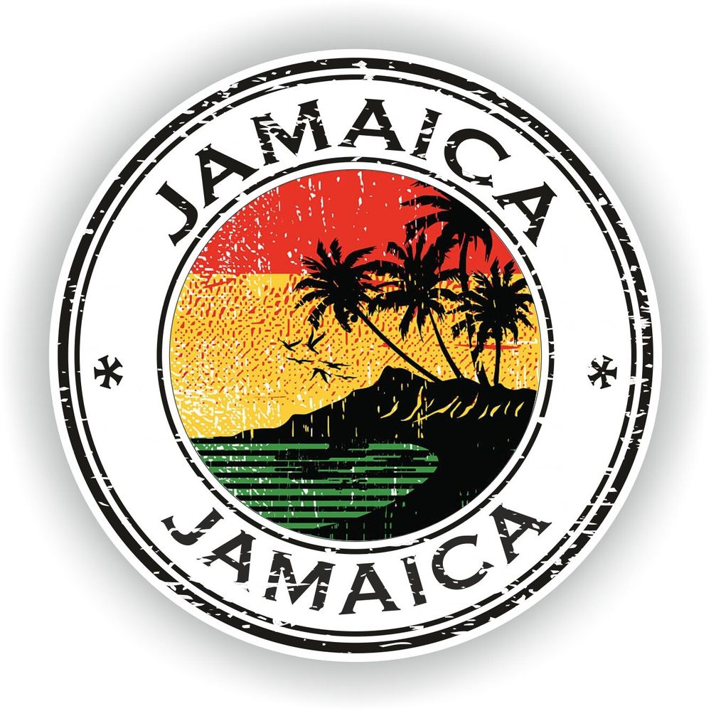 Jamaica Seal Round Flag
