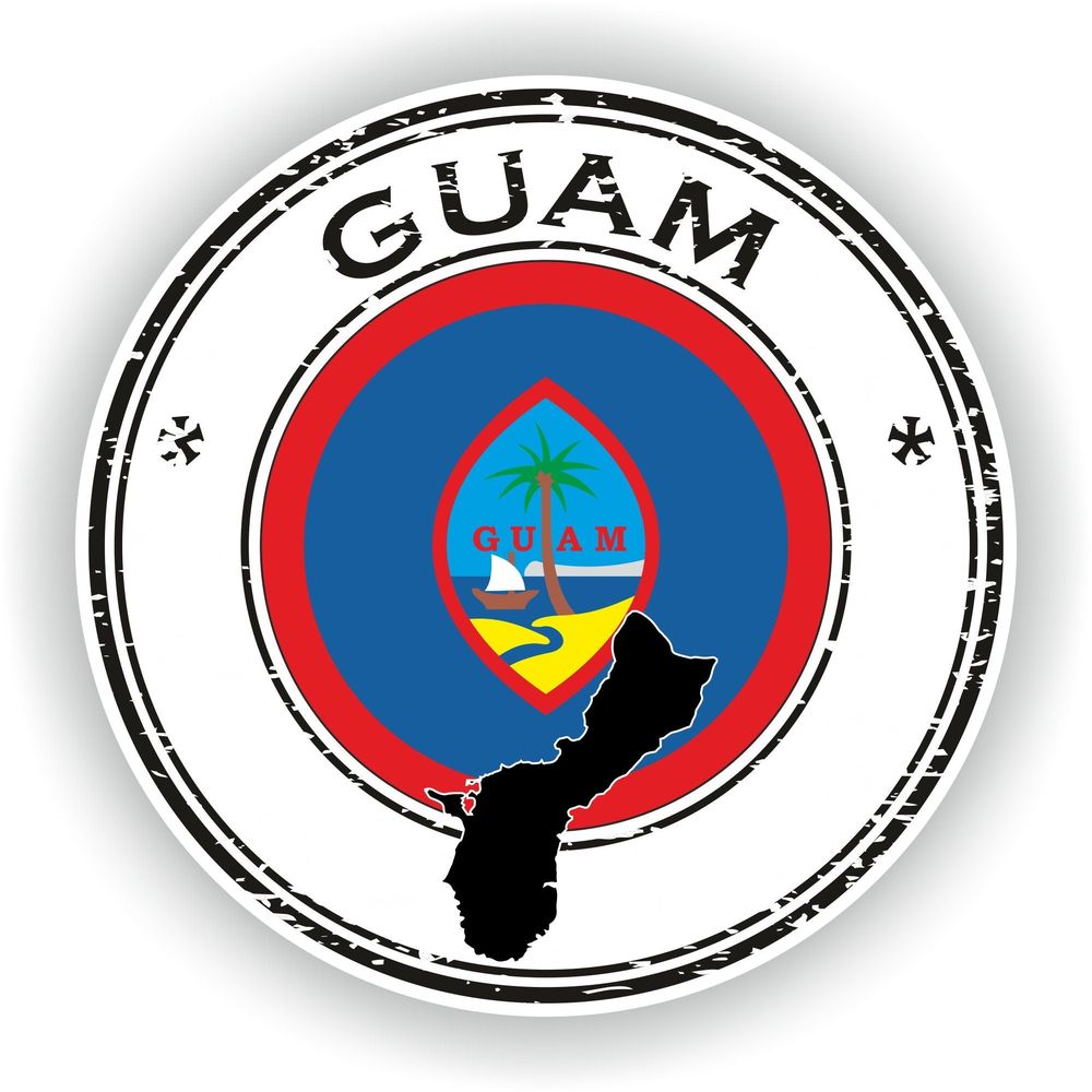 Guam Seal Round Flag