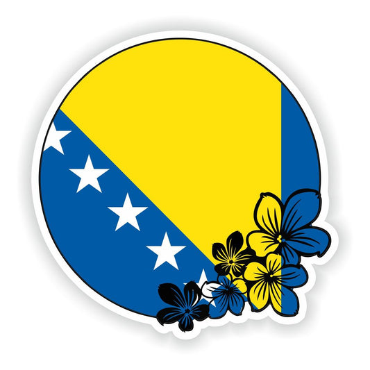 Bosnia Round Flag