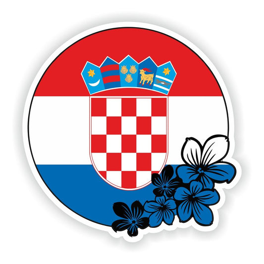 Croatia Round Flag