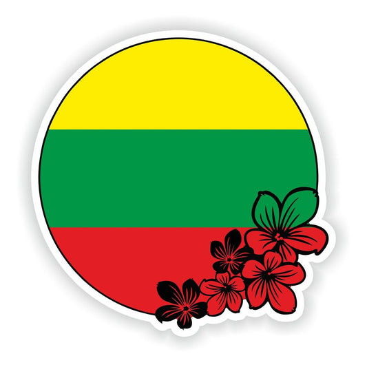 Lithuania Round Flag