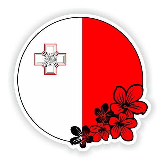 Malta Round Flag