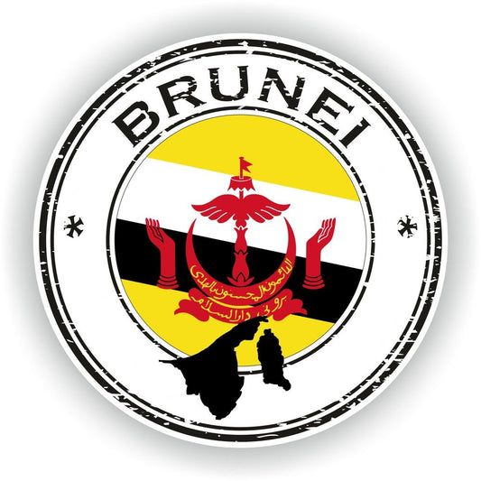 Brunei Seal Round Flag