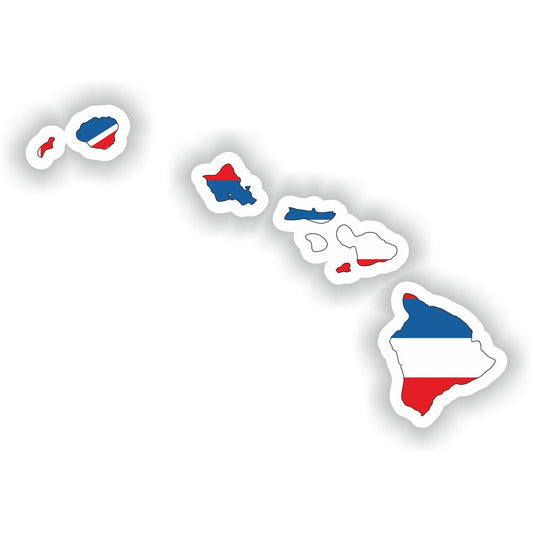 Hawaii Map Flag