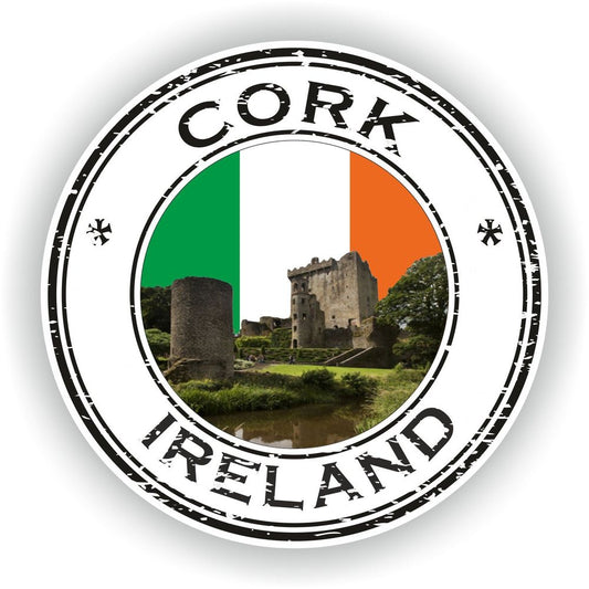 Ireland Cork Blarney Castle Seal Round Flag
