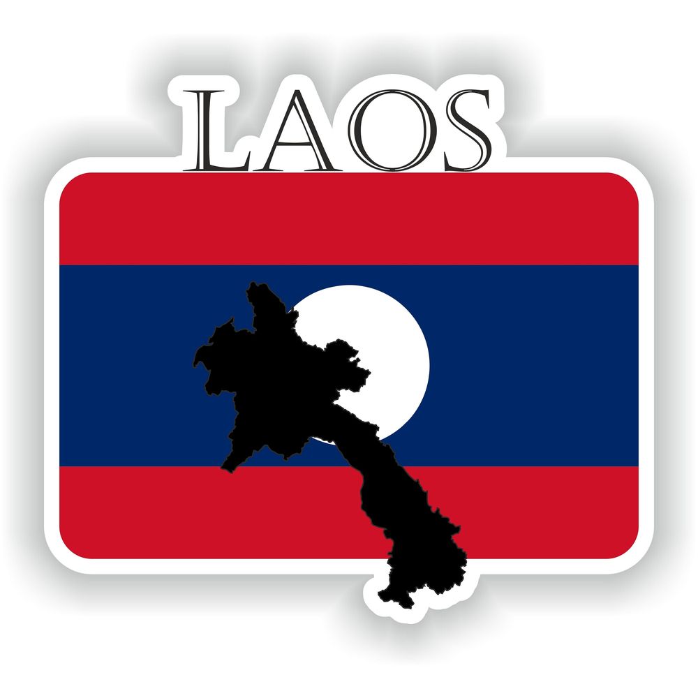 Laos Flag Mf