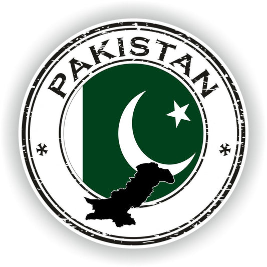 Pakistan Seal Round Flag
