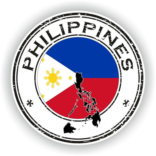 Philippines Seal Round Flag