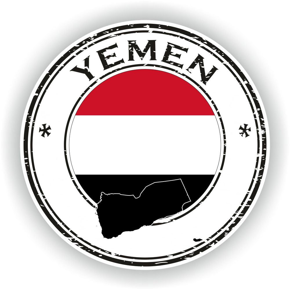 Yemen Seal Round Flag