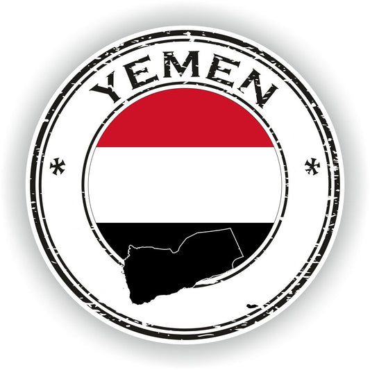 Yemen Seal Round Flag