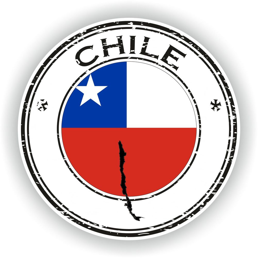 Chile Seal Round Flag