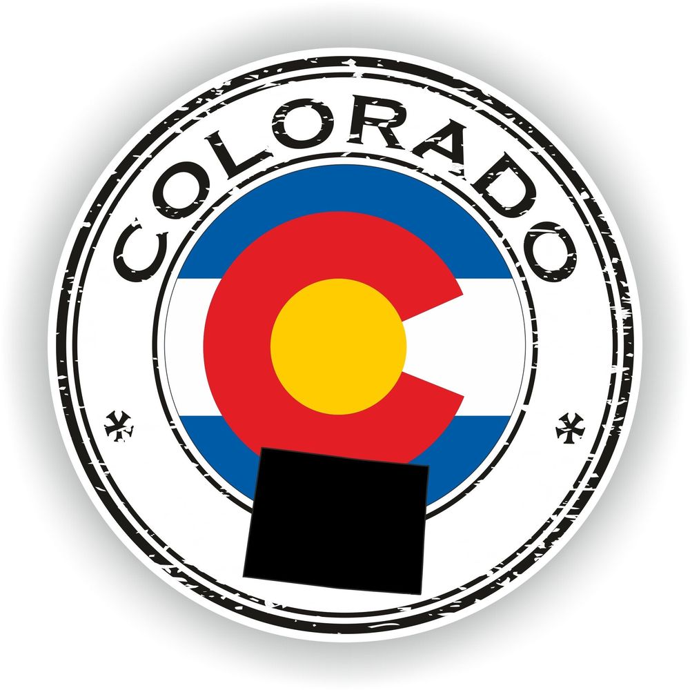 Colorado Seal Round Flag