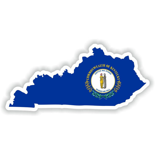 Kentucky Map Flag