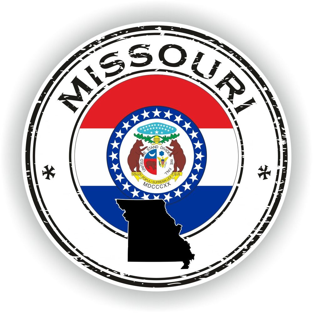 Missouri Seal Round Flag