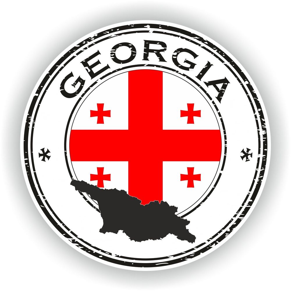 Georgia Seal Round Flag