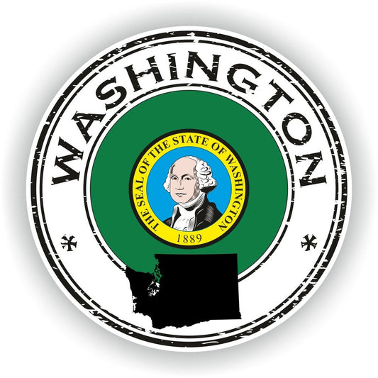 Washington Seal Round Flag