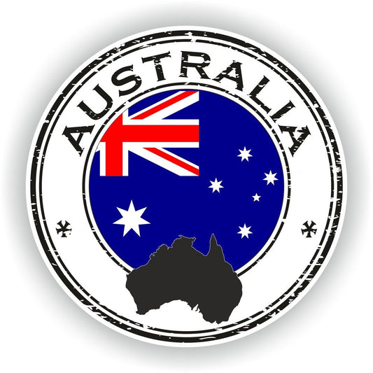 Australia #02 Seal Round Flag