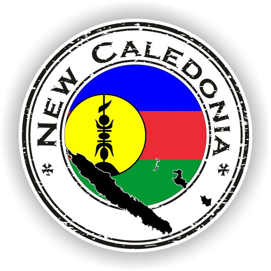 New Caledonia Seal Round Flag