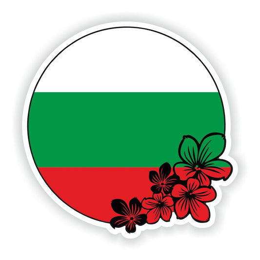 Bulgaria Round Flag