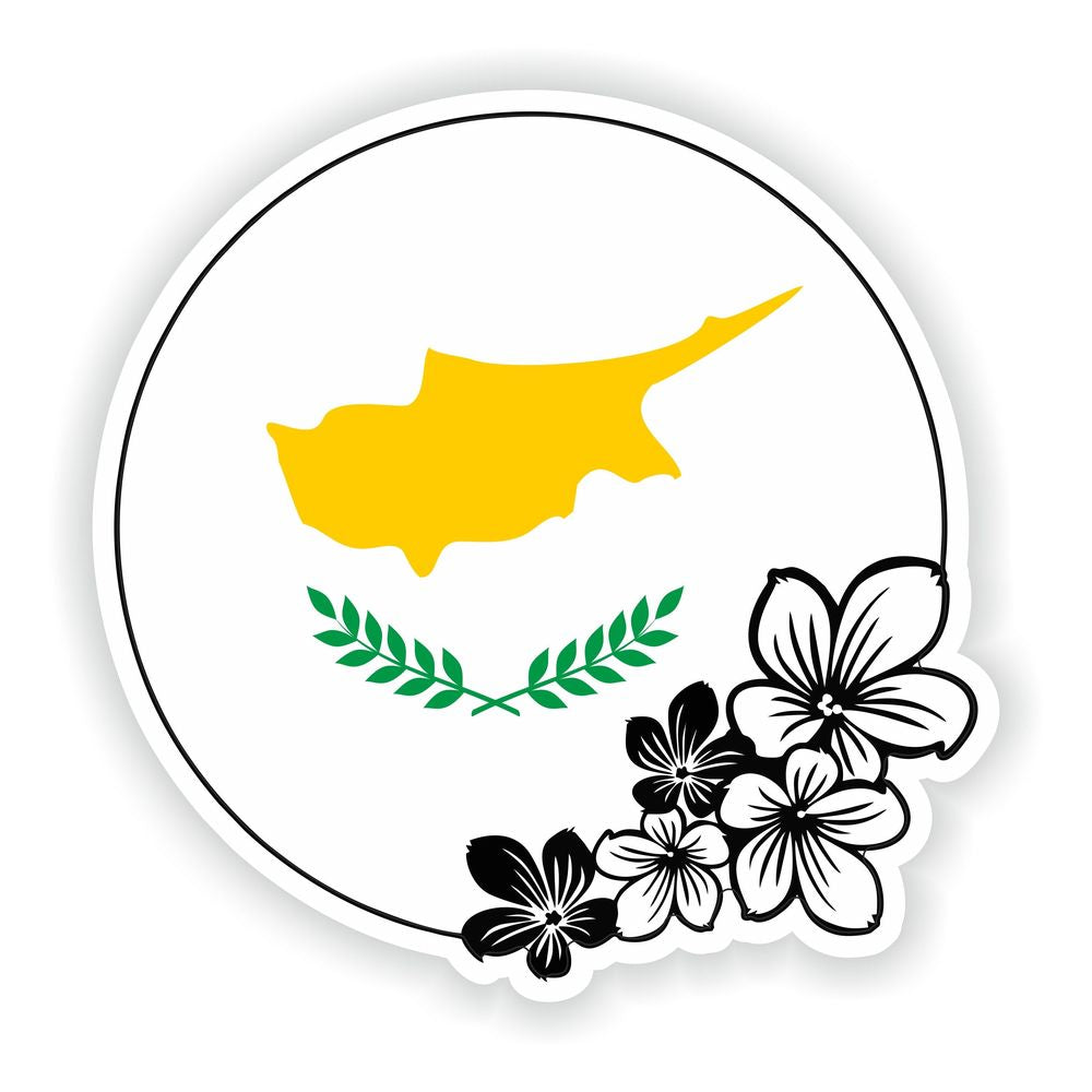 Cyprus Round Flag
