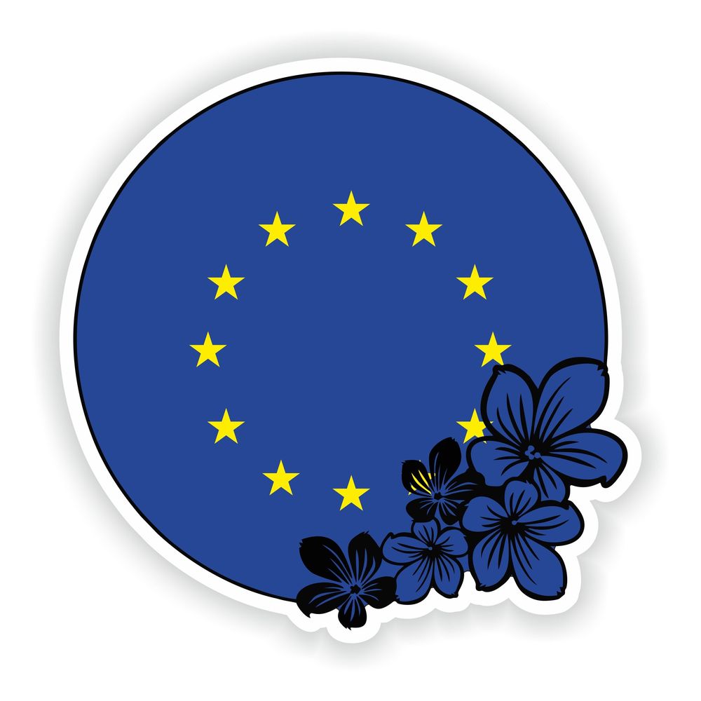 European Union Round Flag