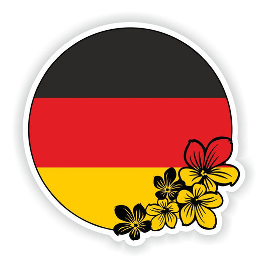 Germany Round Flag