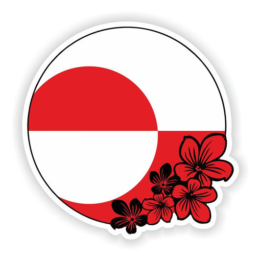 Greenland Round Flag