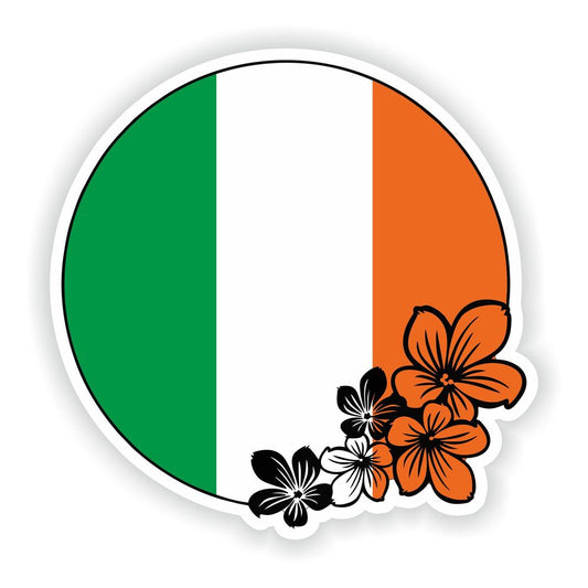 Ireland Round Flag
