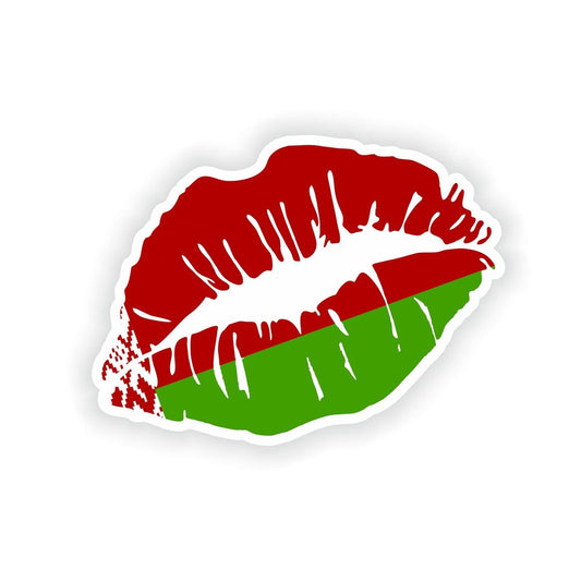 Lips Belarus Flag