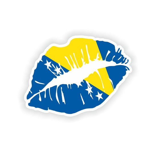 Lips Bosnia Flag