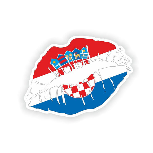 Lips Croatia Flag
