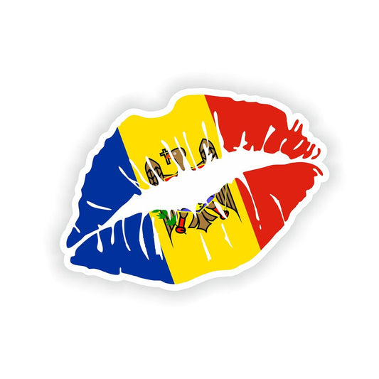 Lips Moldova Flag
