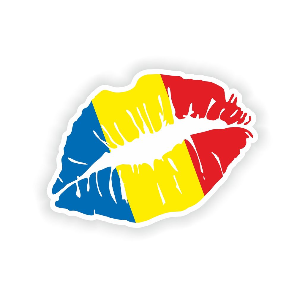 Lips Romania Flag