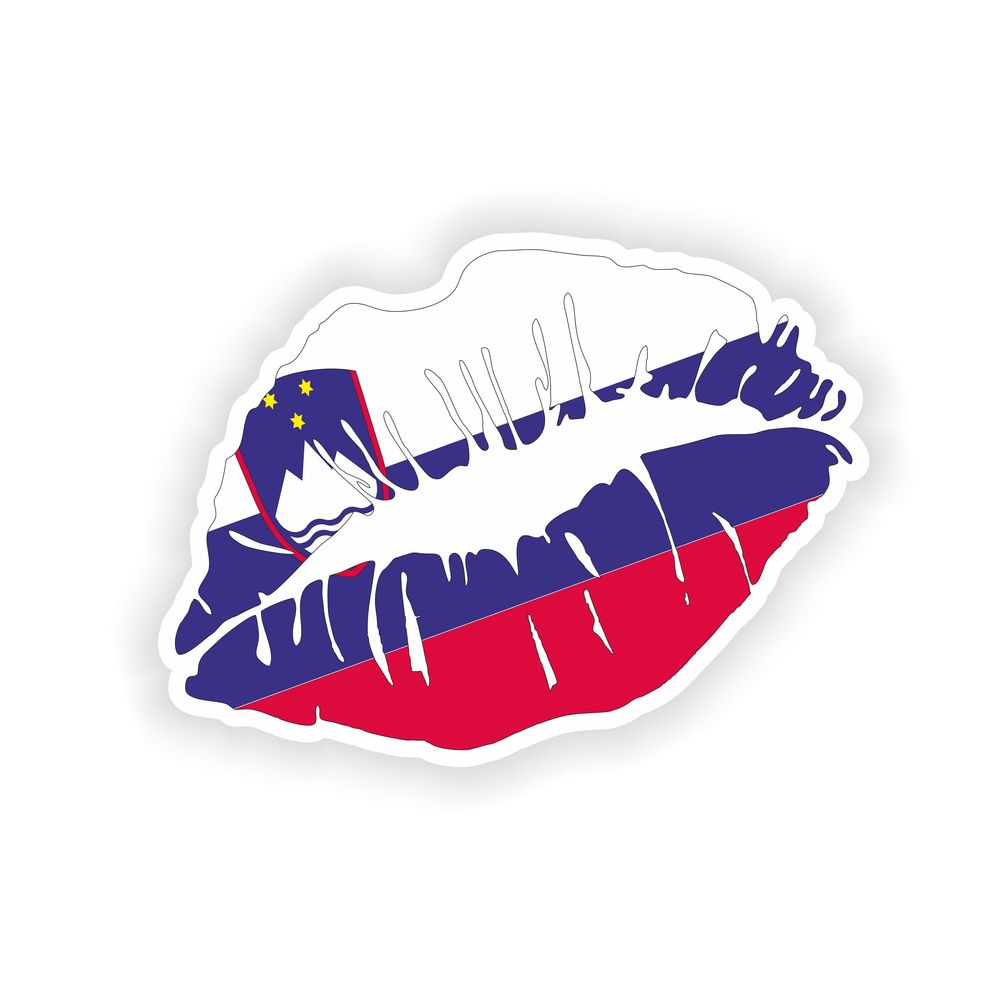 Lips Slovenia Flag